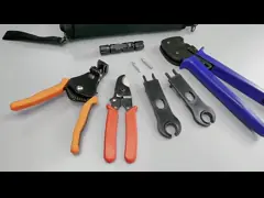 Инструмент 14 Awg солнечный гофрируя для медных кабельных башмаков video