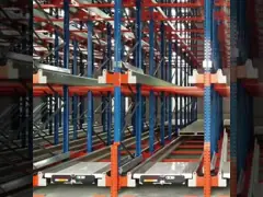 1200x1200 Radio Shuttle Pallet Racking High Density For Warehouse Organization