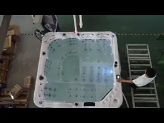 5 человек 3 места 2 кресла массаж гидротерапия горячая ванна бассейн для комфорта video