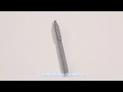 Crayon à bille à rouleaux créatif esthétique 0,5 mm Crayon en gel plastique à point fin sec rapide