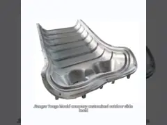 Серебряная вращающаяся алюминиевая форма Пластиковая мультиварка video