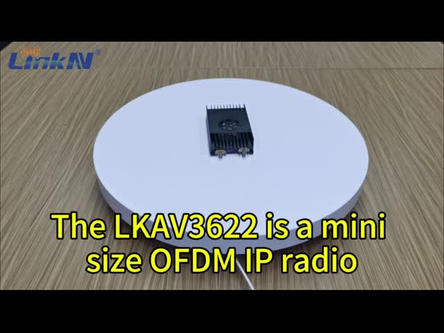 Длинная дальность 2W UAV IP-связь данных FHSS AES 800MHz 1400MHz
