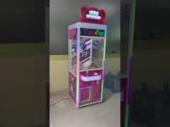 Мини-медведь для детейИгрушечный кран с когтями Монеты игры с призами video