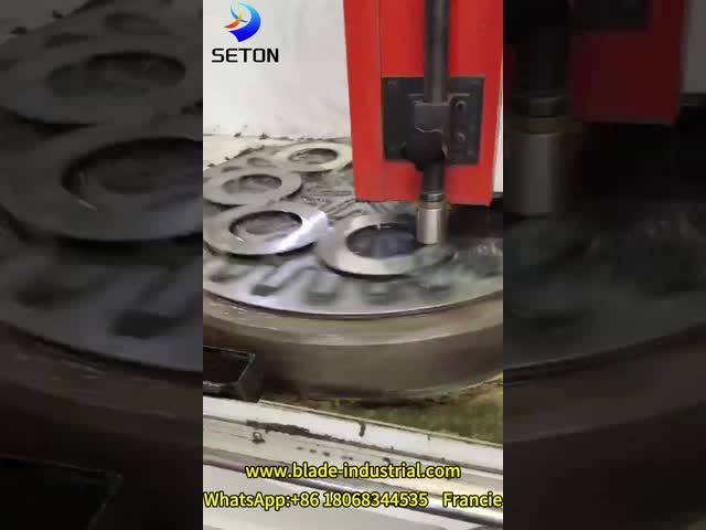 Твердость Hrc Круглый вращающийся резчик лезвие Электрическое резка и износ видео