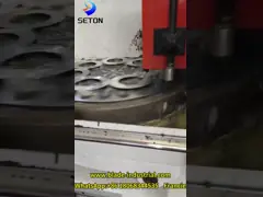 Твердость Hrc Круглый вращающийся резчик лезвие Электрическое резка и износ video