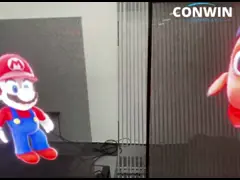 Full Color Led Display Screen Holographic Invisible Transparent P3.91 Holographic Invisible Led Screen