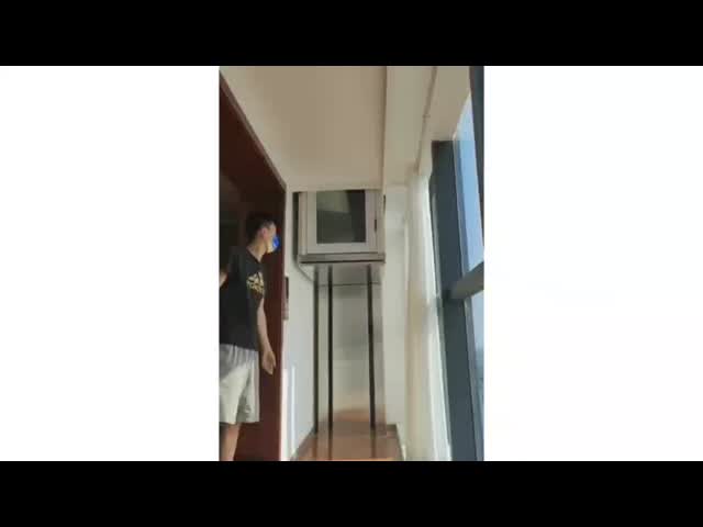 Painel de Toque de Segurança Cabina nua Elevadores hidráulicos / PLC Elevador hidráulico para casa