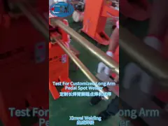 Construction Steel Foot Operated Spot Welder DN-35 DN-25 DN-16 DN-10 video