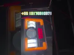 Пластмассовый алюминий 5 дюймовый череп Белый Желтый светодиодные фары автомобилей Мотофотофор video