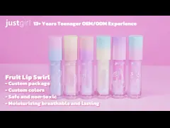 Вибрирующая сущность блестящий блеск губ красочный милый дети продукт для ухода за губами video