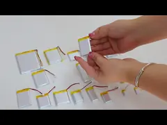 OEM / ODM Литий Литий-ионный полимерный аккумулятор липо 3.7v 300mah video