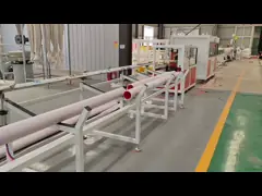 Производственная линия Siemens Motor для двухцепочек пластиковых труб для передовых строительных работ video