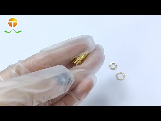 SMA-KE-16.5 Золотопокрытый женский соединитель прямой для монтажа ПКБ соединитель Wi-Fi антенны видео