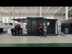 40 Feet Prefabrikasi Granny Flat yang bisa diperluas Rumah modular yang bisa diperluas