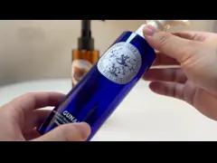 Бутылки круглого Recyclable ЛЮБИМЦА 200ML пластиковые косметические для масла для тела масла волос video