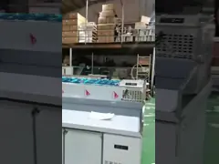 Пиццерия Предстоловой холодильник с ящиками Коммерческая кухня Салат рабочий стол video