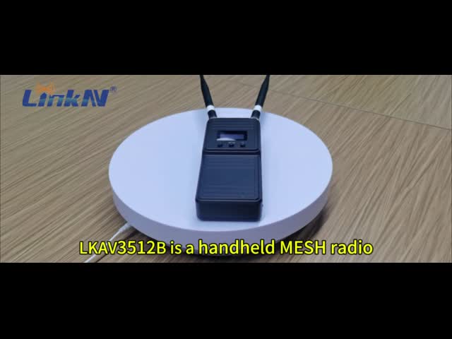 LKAV3512 Мини портативный IP MESH Радио PTT MIMO COFDM Multi Hop 5.8G / 2.4G видео