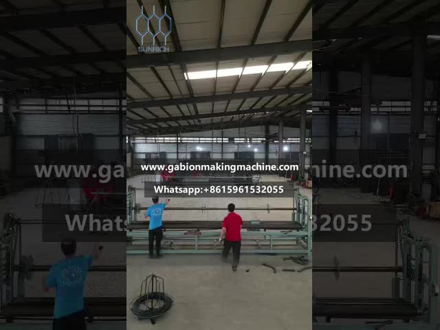 30kw Automatic Wire Netting Machine , High Efficiency Wire Mesh Weaving Machine