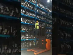 Full Electric Aerial Order Pickers High Efficiency Flexible Operation