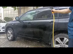 Металлический садовый шланг с нагнетателем для машиномывки с задней ручкой video