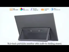 Двойной экстендер экрана ноутбука с двумя дополнительными экранами 16 9 Соотношение сторон USB C Mini HDMI 300 Cd/M2 Яркость video