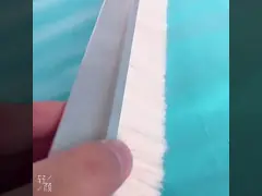 Промышленная специальная щетка из алюминиевого сплава шерстяная щетка для уплотнения video