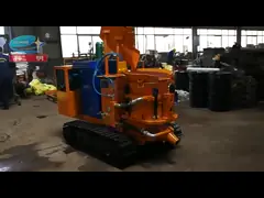 Macchina di depolverizzazione a distanza idraulica piena 500M Spraying Distance dello Shotcrete