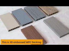 Служительное обслуживание без деревянного пластикового композитного 3D -настила бассейн на открытый пол video