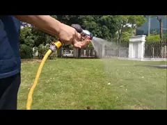 8 режимов для различных нужд очистки Металлический водяной пистолет для универсального использования video