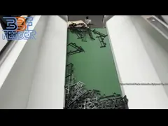 Alimentação de recipientes vibratórios de grande capacidade Material de forma irregular Placa de alimentação vibratória
