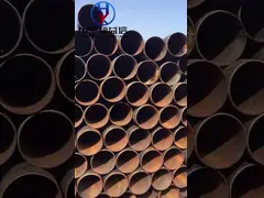 Труба металла трубки ASTM A252 анти- спирали ссадины SCH10 стальная спиральная video