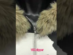 Custom Winter Thick Faux Fur Hooded Zip Up Hoodie in Boxy Cropped Zipper Jacket Style for Men