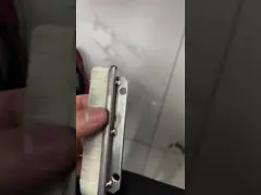 Industrial Custom Replaceable Wool Brush Aluminium Alloy Strip Brush