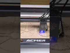 Диодный акриловый лазерный гравер и резчик 33W высокомощный компактный video