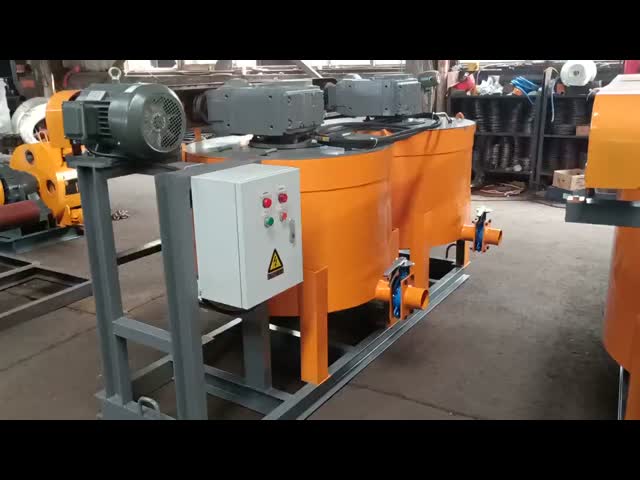 Customized Barrel Volume Cement Grout Mixer Slurry Mortar Pan Mixer KGJ Series
