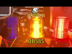 Red Blue Flash 24V Universal Rotating Blaster Warning LED Light