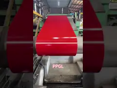Крыша холодно проката PPGI цветные покрытые листы стали катушки Цинк Алюминий DX51D video