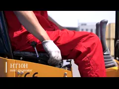 HT10H Hightop Mini Hydraulic Excavator With Max Dumping Height Of 1850mm