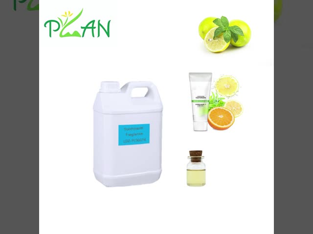 100% Pure Organic Citrus Mint Toothpaste Perfume Light Yellow Fragrance Essential Oil