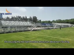 Aluminum Bleachers Customize Your Outdoor Seating Temporary Bleachers