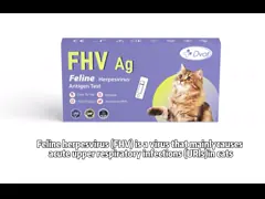 Feline Herpesvirus FHV AG Test Kit High Sensitivity Rapid Test For Pet Cat