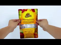 Custom Design Printed Plastic Packaging Zipper Seal Dry Fruit Sweets Snacks Bags Stand Up Food Pouch Bags