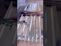 Перенаправленный металлический лист 2 мм для кровельной и пробивной обработки video