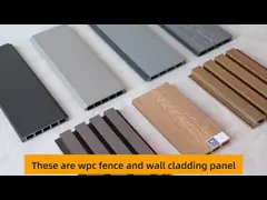 Водоустойчивая загородка ВПК соэкструзии обшивает панелями деревянную пластиковую смесь для садовой спортивной фермы video