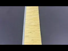 Custom Galvanized Iron Base Sisal Strip Brush For Wood Polishing