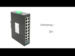 Неуправляемый Din Rail Mount Ethernet Switch 10/100M Бит/S 16 порт video