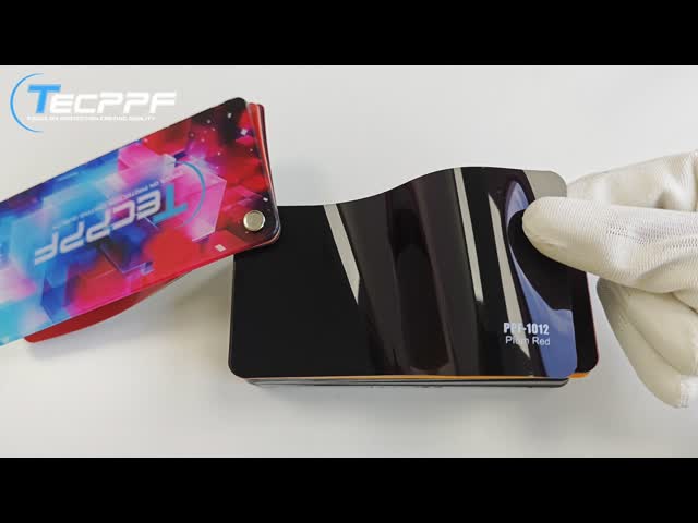 Plum Red 8mil Colour Change Paint Protection Film Lubrizol TPU and Ashland Glue video