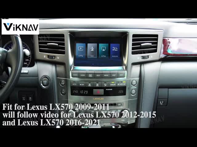 Viknav Linux System For Lexus LX570 2009 -2021 Wireless Apple CarPlay Android Auto Only Support Original Car OEM Screen