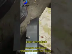 SUS Фильмы для резки бумаги плоский круглый нож для резки лезвия video