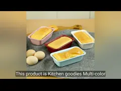 RED Kitchen Goodies 6 Inch Cake Mold Carbon Steel Bread And Toast Mold Baking Pan